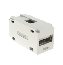 PANDUIT CMUSBAAIW CMUSBAAIW Módulo Acoplador USB 2.0 Hembra a Hembra Tipo Mini-Com