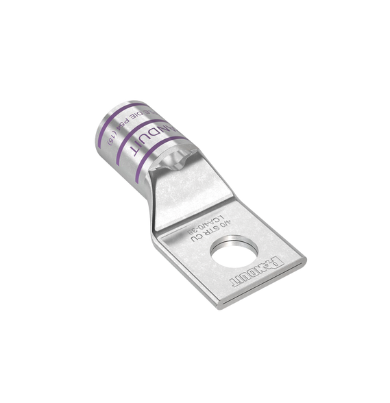 PANDUIT LCA4038X LCA4/0-38-X Terminal de Compresión de Cobre con Orificio 3/8 para