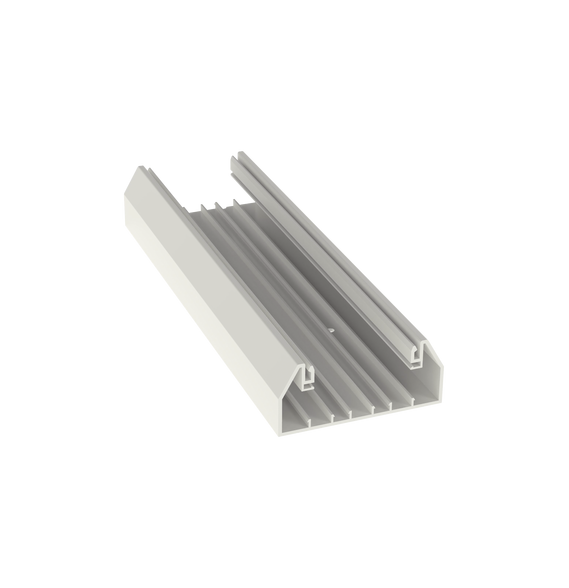 PANDUIT T70BIW8 T70BIW8 Base para canaleta T-70 de PVC rígido con orificios perfor