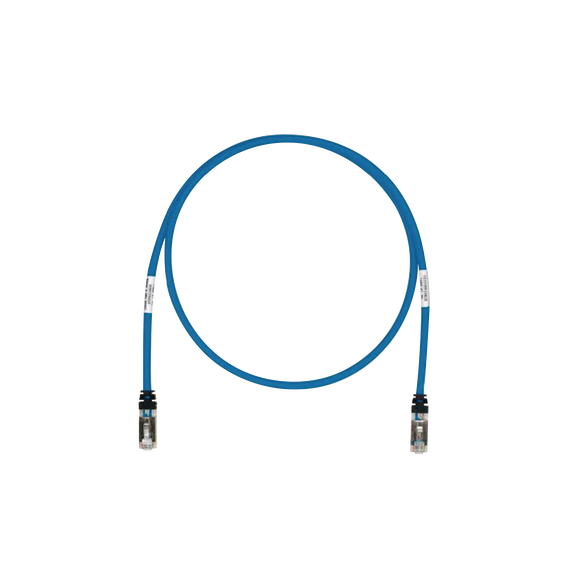 PANDUIT STP6X10BU STP6X10BU Patch Cord Cat6A Blindado S/FTP CM/LS0H 10ft Color Azu