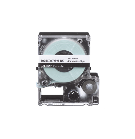 PANDUIT T075X000VPMBK T075X000VPM-BK Casete de Etiquetas de Vinilo de Cinta Contin
