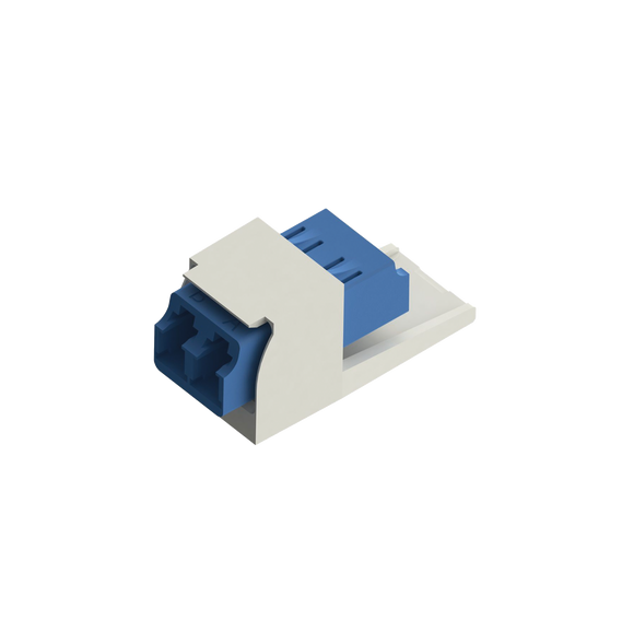 PANDUIT CMDSLCZIW CMDSLCZIW Módulo Acoplador LC Duplex para Fibra Óptica Monomodo