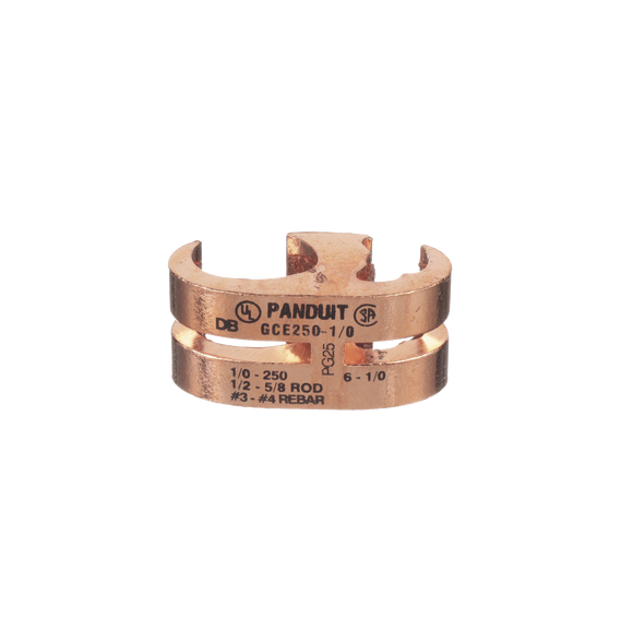 PANDUIT GCE25010Q GCE250-1/0-Q Conector de Conexión a Tierra tipo E para Conductor