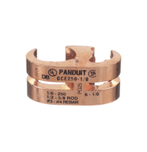 PANDUIT GCE25010Q GCE250-1/0-Q Conector de Conexión a Tierra tipo E para Conductor