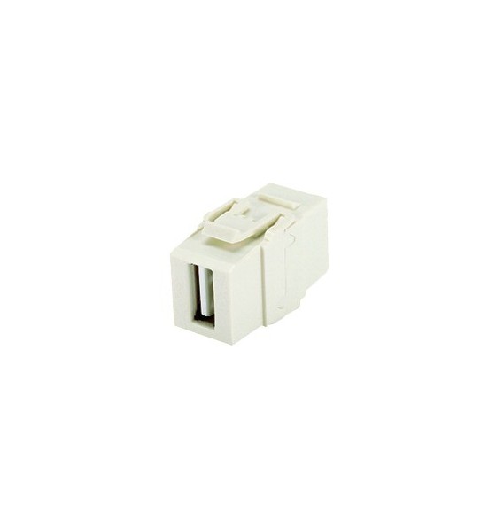 PANDUIT NKUSBAAIW NKUSBAAIW Módulo Acoplador USB 2.0 Hembra a Hembra Tipo Keystone