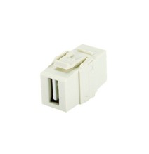 PANDUIT NKUSBAAWH NKUSBAAWH Módulo Acoplador USB 2.0 Hembra a Hembra Tipo Keystone