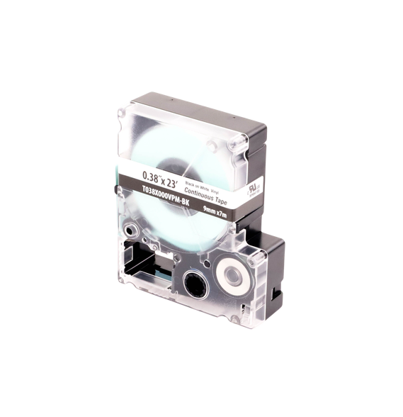 PANDUIT T038X000VPMBK T038X000VPM-BK Casete de Etiquetas de Vinilo de Cinta Contin