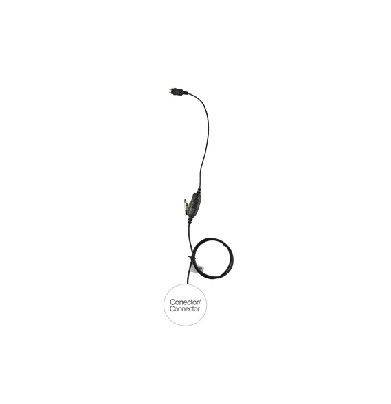 OTTO E11W2KD131 E1-1W2KD131 Micrófono de 1 cable serie LOC para KENWOOD PKT-23K