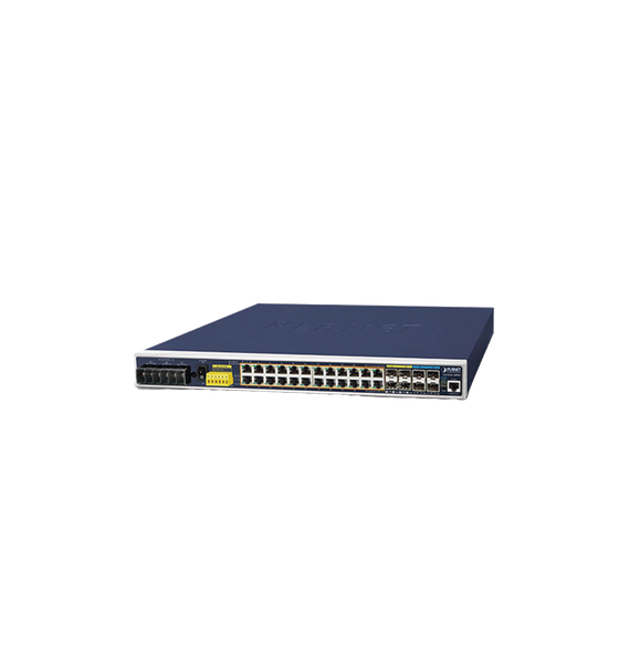 PLANET IGS632524P4X IGS-6325-24P4X Switch Industrial Capa 3 24 Puertos Gigabit PoE 80