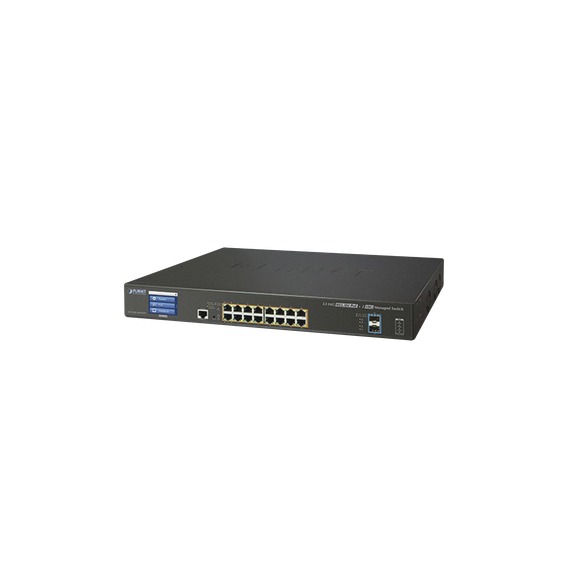 PLANET GS522016UP2XVR GS-5220-16UP2XVR Switch Administrable Capa 3 16 Puertos Gigabit