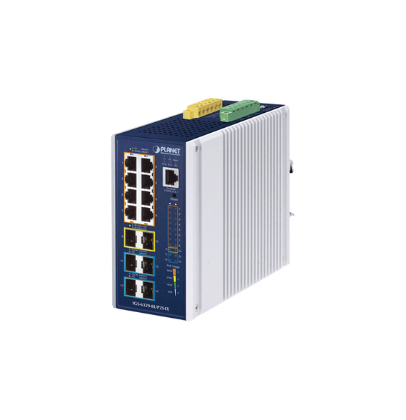 PLANET IGS63298UP2S4X IGS-6329-8UP2S4X Switch Industrial Capa 3 de 8 Puertos 10/100/1