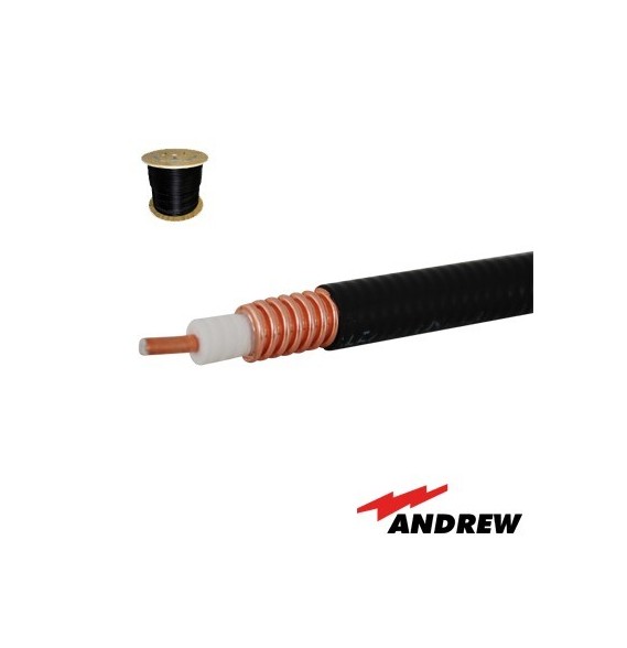 ANDREW / COMMSCOPE FSJ450B1000 FSJ4-50B/1000 Cable coaxial HELIAX de 1/2  cobre corru