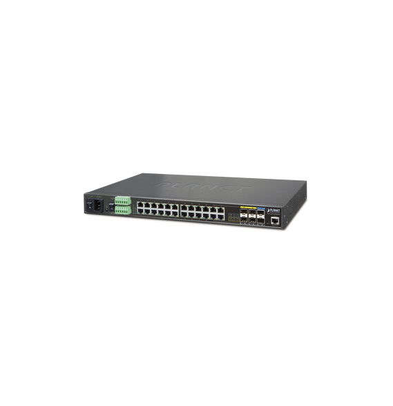 PLANET IGS522520T4C2X IGS-5225-20T4C2X Switch Industrial Administrable Capa 2  24 Pue