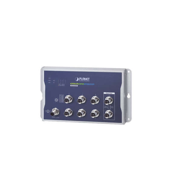 PLANET WGS52258MT WGS-5225-8MT Switch Industrial Tipo Plano Capa 2 8 Puertos M12 10/1
