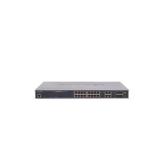 PLANET GS421016UP4C GS-4210-16UP4C Switch administrable L2 16 puertos 10/100/1000T Ul