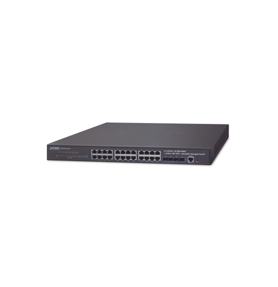 PLANET SGS634124T4X SGS-6341-24T4X Switch Administrable Capa 3 24-Puertos 10/100/1000