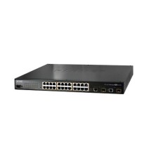 PLANET FGSW2620PVM FGSW-2620PVM Switch PoE administrable L2 de 24 puertos PoE 802.3af