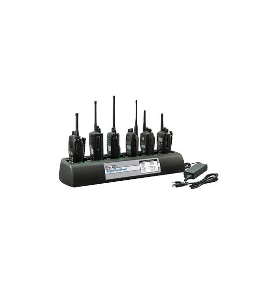 POWER PRODUCTS PP6CTC508 PP-6C-TC508 Multicargador Endura para 6 radios HYT TC508/518