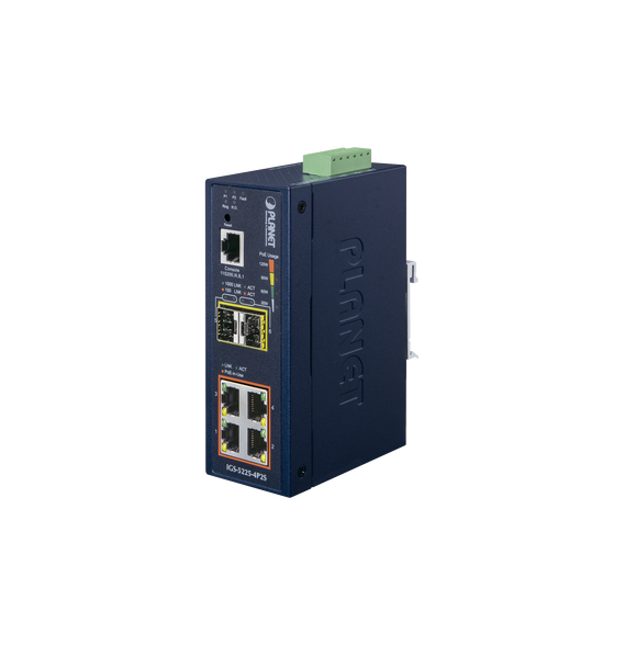 PLANET IGS52254P2S IGS-5225-4P2S Switch Industrial Administrable Capa 2 4 Puertos PoE
