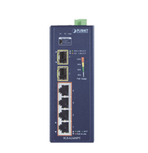 PLANET IGS624HPT IGS-624HPT Switch PoE Industrial No Administrable de 4 Puertos PoE 1