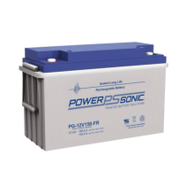 POWER SONIC PG12V150FR PG-12V150-FR Batería 12V 154AH Para Respaldo Tecnologías AGM/V