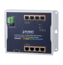 PLANET WGS42158P2S WGS-4215-8P2S Switch Industrial PoE Administrable de Pared Capa 2