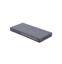 PLANET FGSW2624HPS FGSW-2624HPS Switch administrable de 24 puertos 10/100TX PoE+ y 2