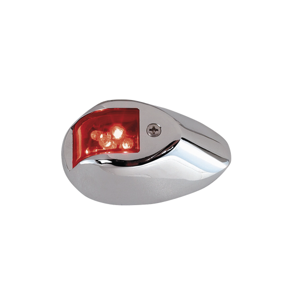 PERKO 0602DP2CHR 0602-DP2-CHR Set de Luces de Navegación Verticales Rojo / Verde con