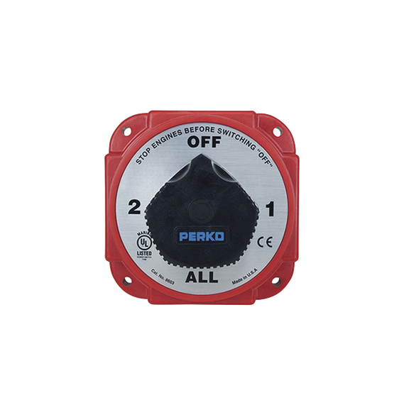 PERKO 8603DP 8603DP Switch Selector de Batería y Alternador de Servicio Pesado para S
