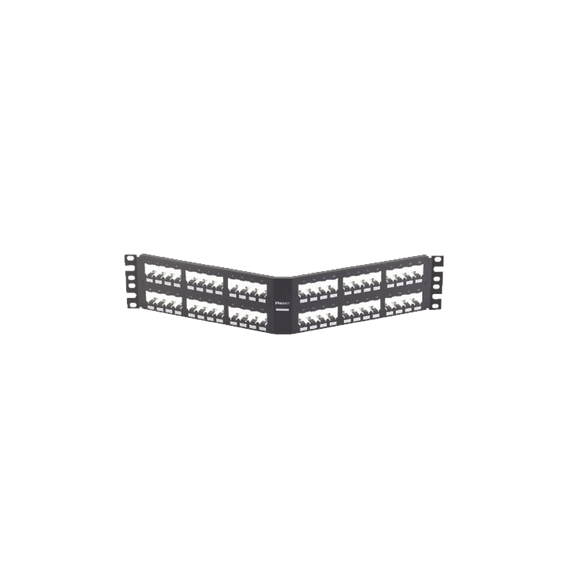PANDUIT CPA48BLY CPA48BLY Panel de Parcheo Modular Mini-Com (Sin Conectores) Angulado