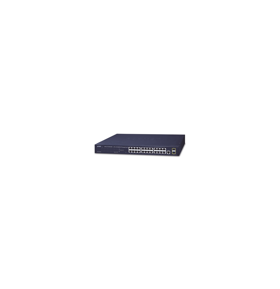 PLANET GS421024T2S GS-4210-24T2S Switch Administrable Capa 2 de 24 Puertos Gigabit 10