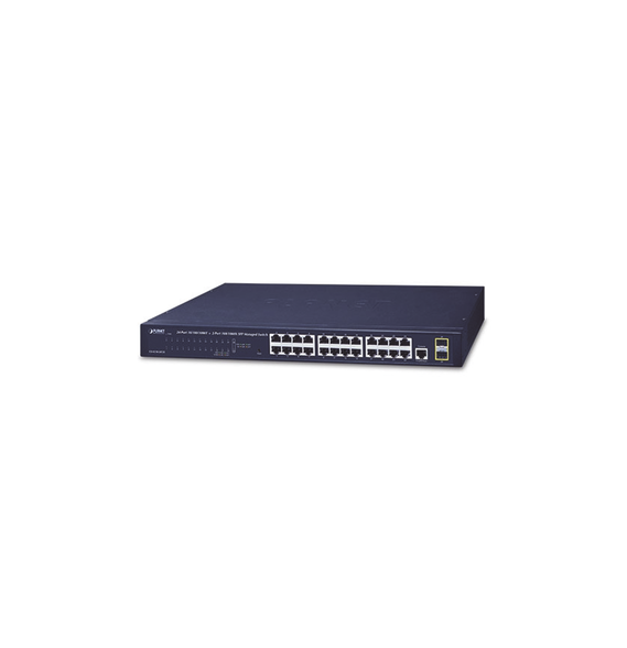 PLANET GS421024T2S GS-4210-24T2S Switch Administrable Capa 2 de 24 Puertos Gigabit 10