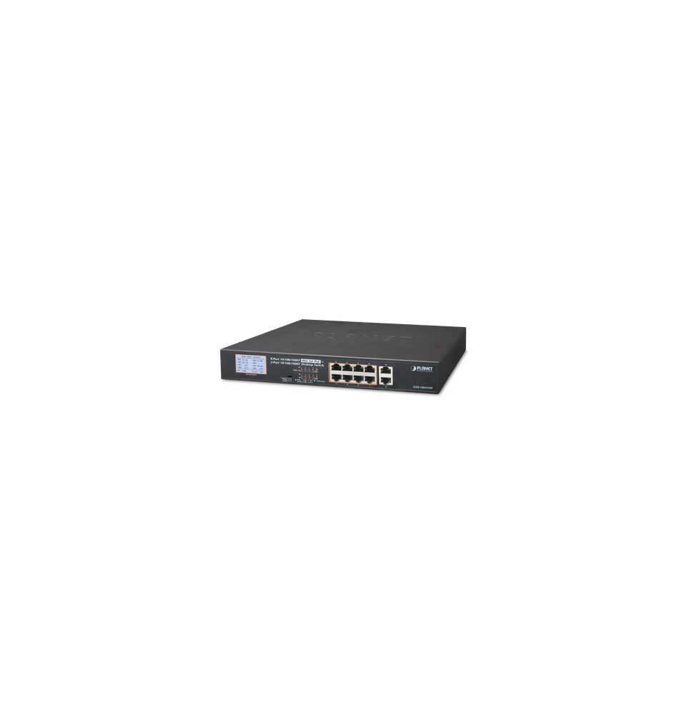 PLANET GSD1002VHP GSD-1002VHP Switch No Adminsitrable PoE+ distancia 250 metros 8 pue