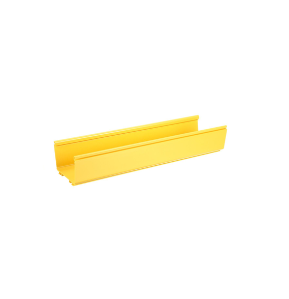 PANDUIT FR6X4YL2 FR6X4YL2 Canaleta FiberRunner? 6X4 de PVC Rígido Color Amarillo 2 m