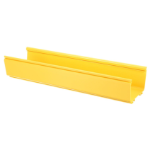 PANDUIT FR6X4YL2 FR6X4YL2 Canaleta FiberRunner? 6X4 de PVC Rígido Color Amarillo 2 m