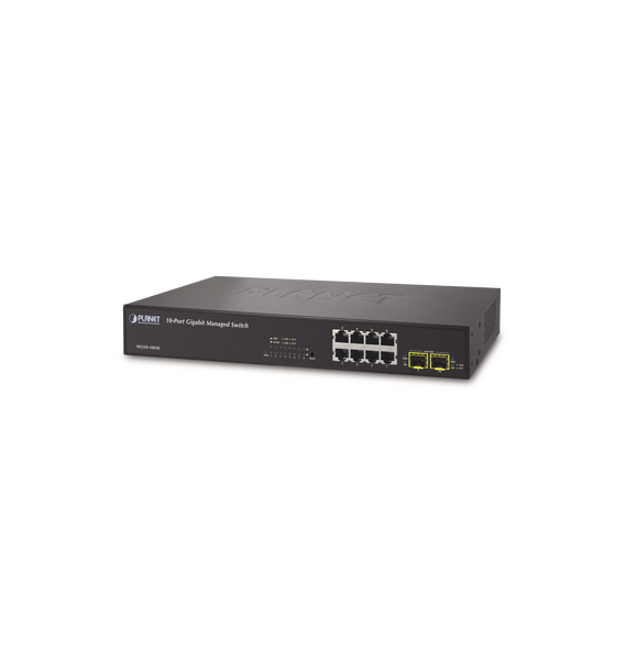PLANET WGSD10020 WGSD-10020 Switch administrable L2+ 8 puertos 10/100/1000T + 2 100/1