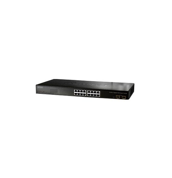 PLANET GSW1602SF GSW-1602SF Switch gigabit administrable L2 de 16 puertos 10/100/1000