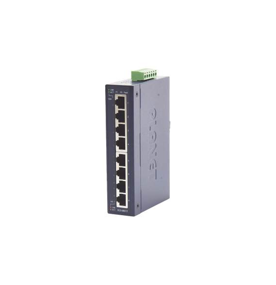 PLANET IGS801T IGS-801T Switch Industrial No Administrable de 8 Puertos Gibabit 10/10