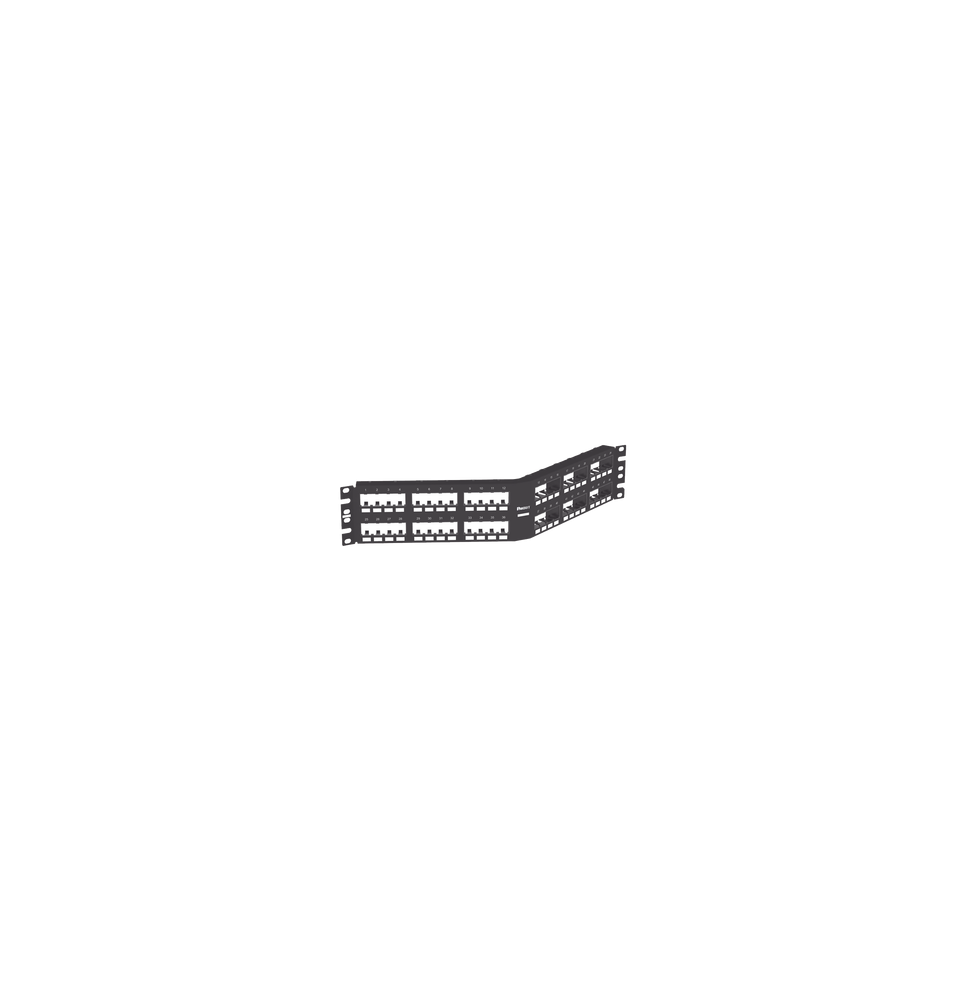 PANDUIT CPPA48FMWBLY CPPA48FMWBLY Panel de Parcheo Modular Mini-Com (Sin Conectores)