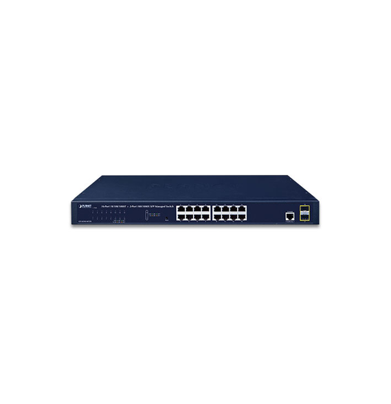 PLANET GS421016T2S GS-4210-16T2S Switch Administrable Capa 2 de 16 Puertos 10/100/100