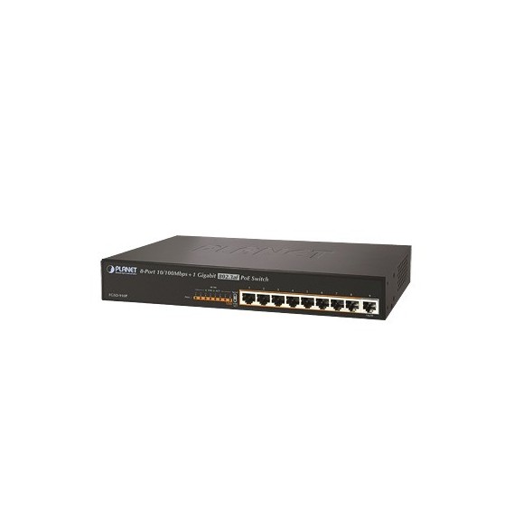 PLANET FGSD910P FGSD-910P Switch no adminsitrable PoE de 8 Puertos PoE 100BaseTX + 1