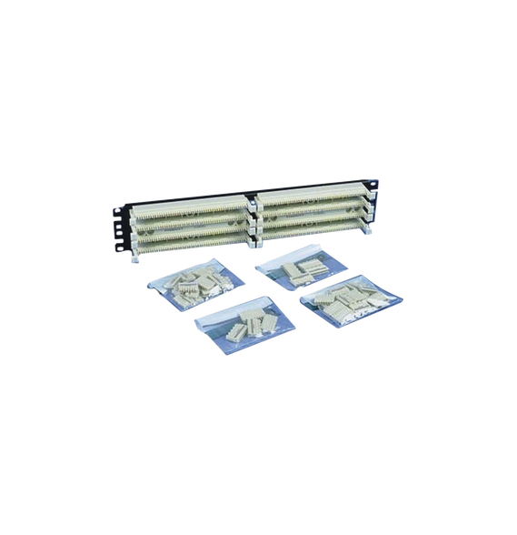 PANDUIT P110B1005R2Y P110B1005R2Y Kit Panel de Conexión con 2 Bases de 100 pares Cate