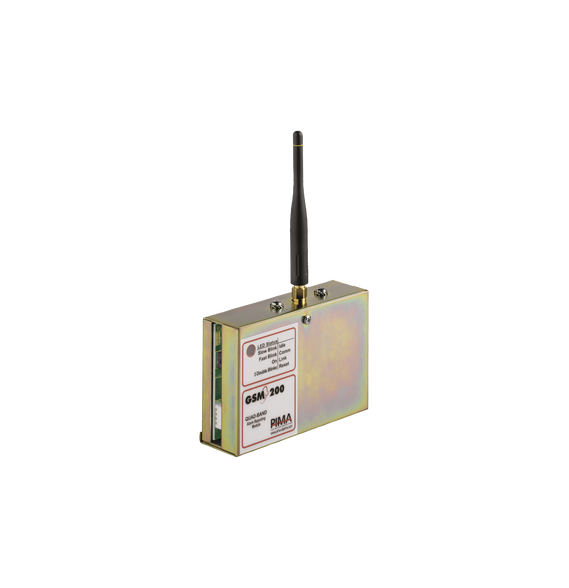 PIMA GSM200 GSM-200 Comunicador GSM/GPRS para paneles PIMA. Permite envío de SMS Llam