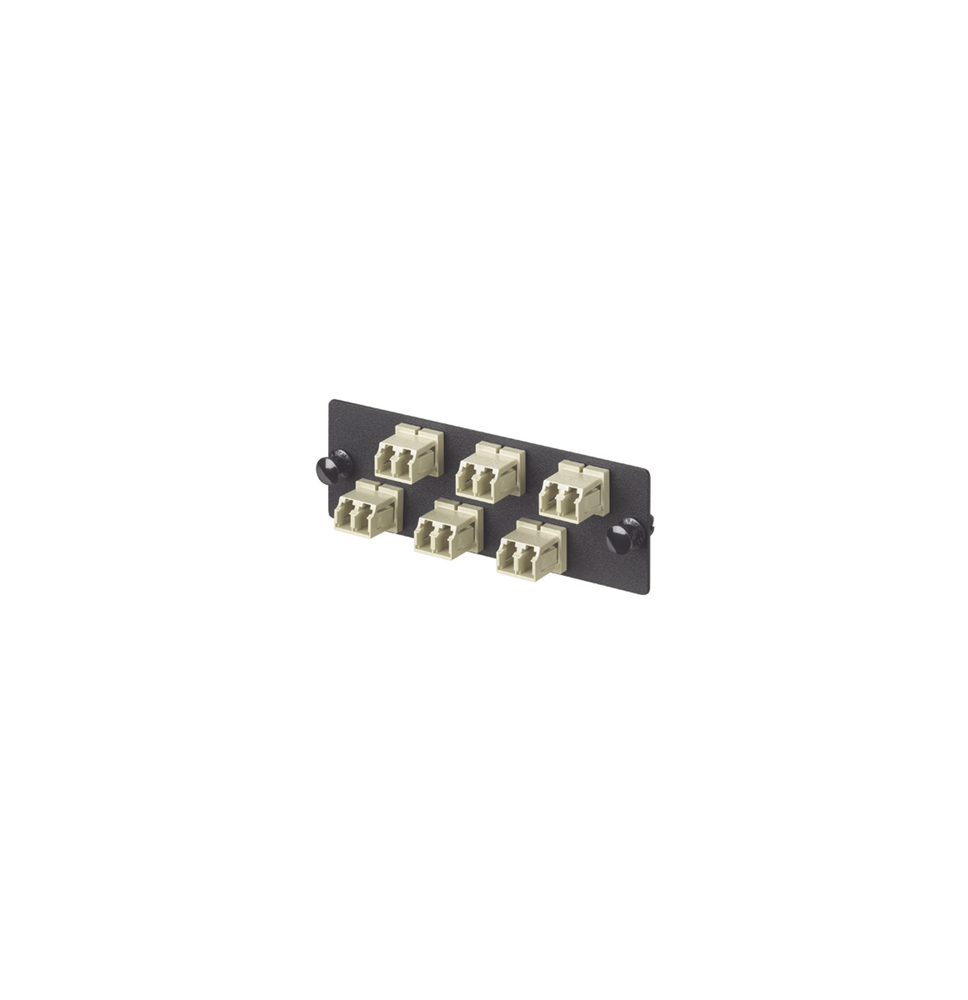 PANDUIT FAP6WEIDLCZ FAP6WEIDLCZ Placa Acopladora de Fibra Optica FAP Con 6 Conectores