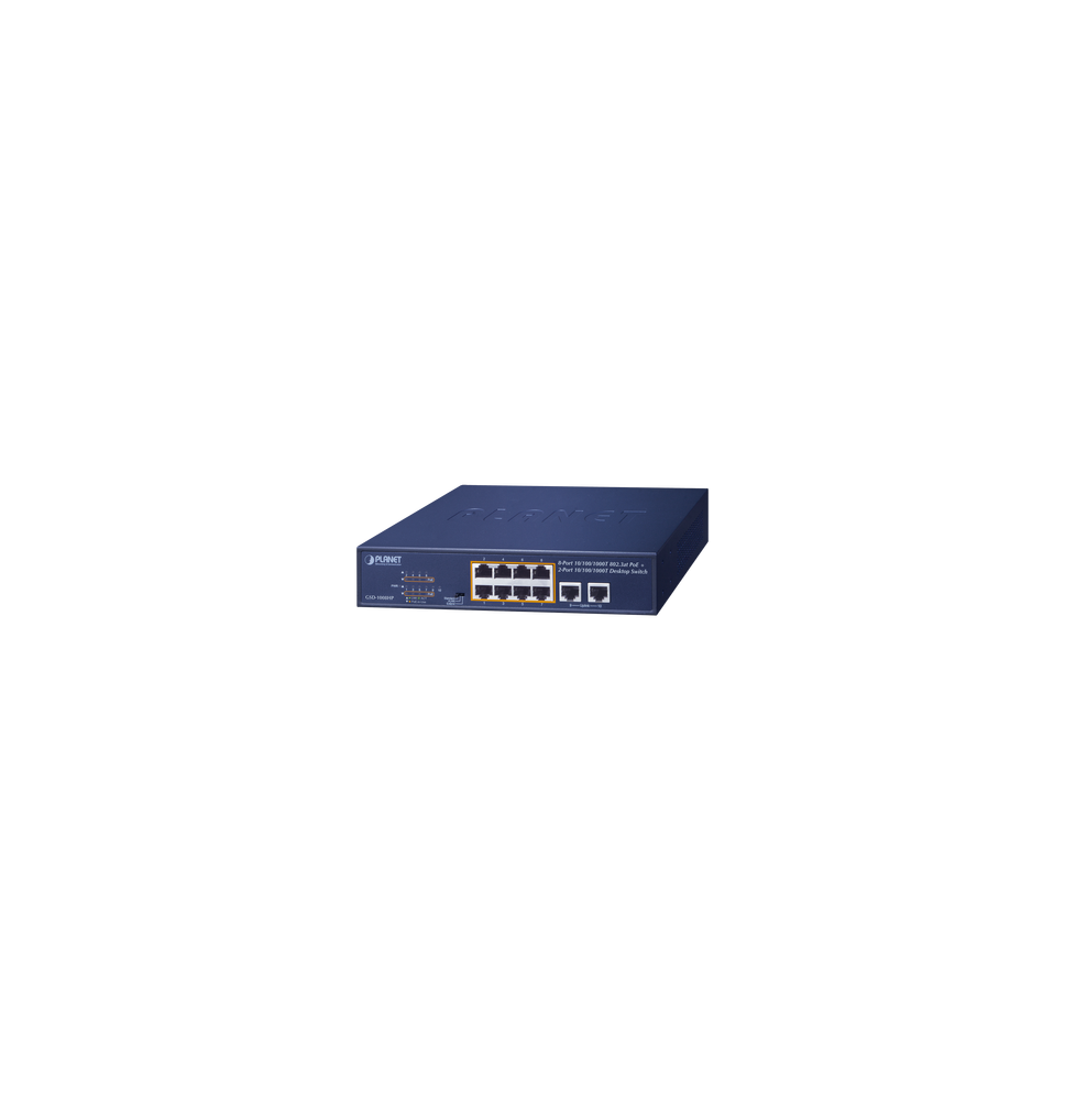 PLANET GSD1008HP GSD-1008HP Switch no administrable PoE de 8 puertos 10/100/1000 Mbps