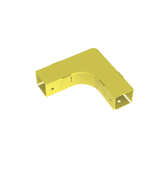 PANDUIT FRA2X2LYL FRA2X2LYL Ángulo Recto a 90 Horizontal con Tapa Para Canaletas Fib