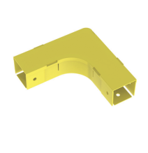 PANDUIT FRA2X2LYL FRA2X2LYL Ángulo Recto a 90 Horizontal con Tapa Para Canaletas Fib