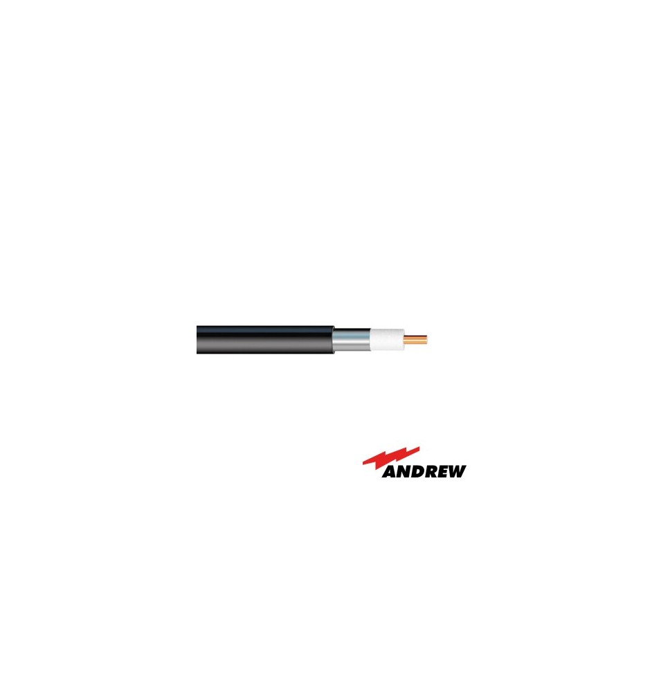 ANDREW / COMMSCOPE SFX5001000 SFX-500/1000 Cable coaxial HELIAX de 1/2  aluminio liso