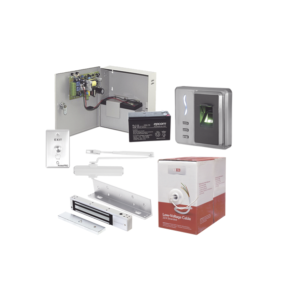 Syscom ACCESSKIT2P ACCESSKIT2P Sistema Completo de Acceso Incluye Lector Biometrico C
