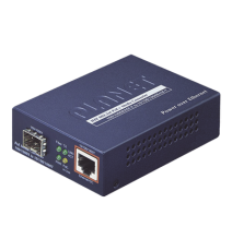 PLANET GTP805A GTP-805A Convertidor IEEE802.3af/at PoE 10/100/1000Base-T a 100/1000X